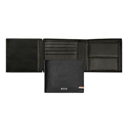 BOSS Money wallet with flap Iconic Black