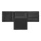 HLN526A-1 BOSS Money wallet with flap Double B Saffiano Black