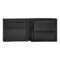 HLN526A-3 BOSS Money wallet with flap Double B Saffiano Black