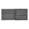 HLN526H-3 BOSS Money wallet with flap Double B Saffiano Grey