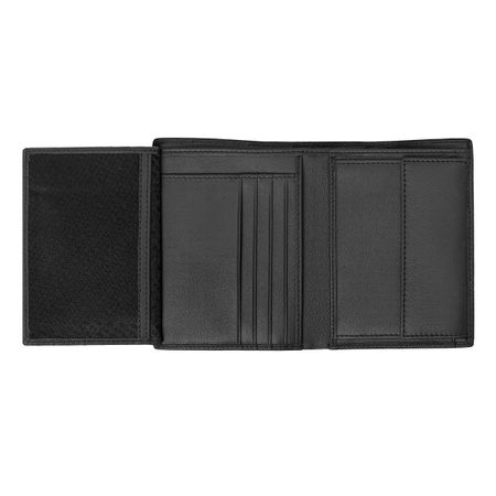 HLO416A-3 BOSS Money wallet Vertical flap Classic Grained Black