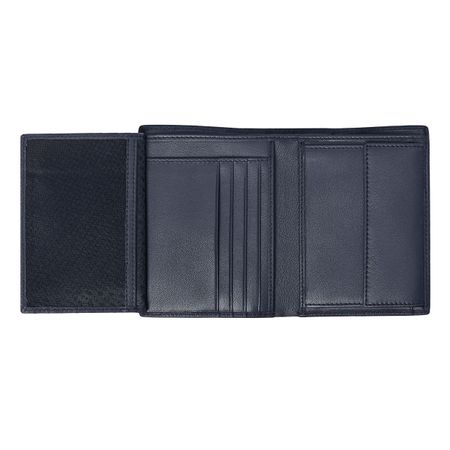 HLO416N-3 BOSS Money wallet Vertical flap Classic Grained Navy