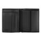 HLO526A-3 BOSS Money wallet with flap Double B Saffiano Black