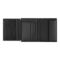 HLO526A-4 BOSS Money wallet with flap Double B Saffiano Black