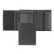 HLO526H-1 BOSS Money wallet with flap Double B Saffiano Grey