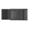 HLO526H-4 BOSS Money wallet with flap Double B Saffiano Grey