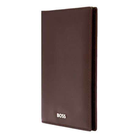 HLP403Y-4 BOSS Passport holder Classic Smooth Brown