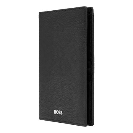 HLP416A-4 BOSS Passport holder Classic Grained Black