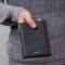 HLP416A-5 BOSS Passport holder Classic Grained Black