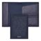 BOSS Passport holder Classic Grained Navy