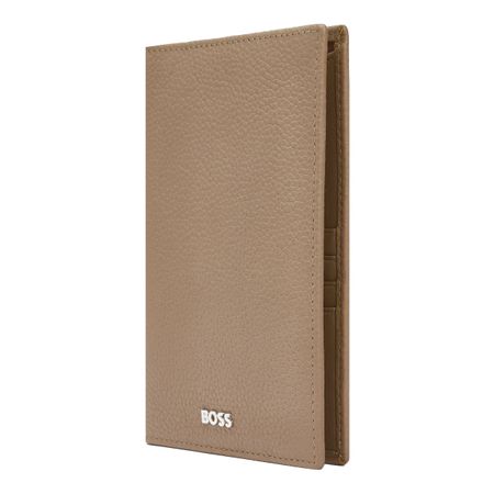 HLP416X-4 BOSS Passport holder Classic Grained Camel