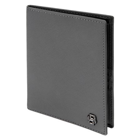 BOSS Passport holder Double B Saffiano Grey