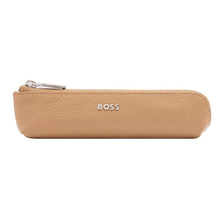 BOSS Small pen case Classic Grained Camel