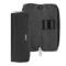 HLU417A-1 BOSS Zipped double pen case Classic Grained Black