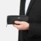 HLU417A-5 BOSS Zipped double pen case Classic Grained Black
