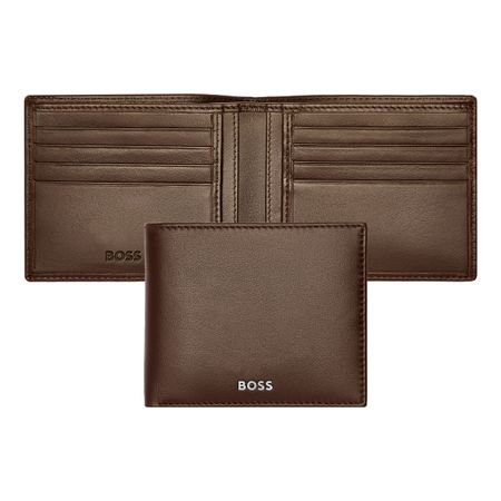 BOSS Wallet Classic Smooth Brown