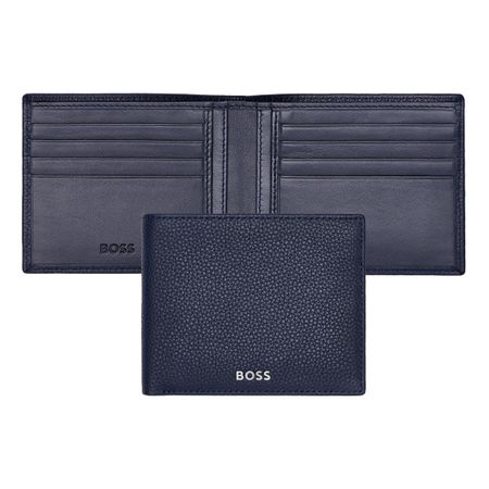 BOSS Wallet Classic Grained Navy