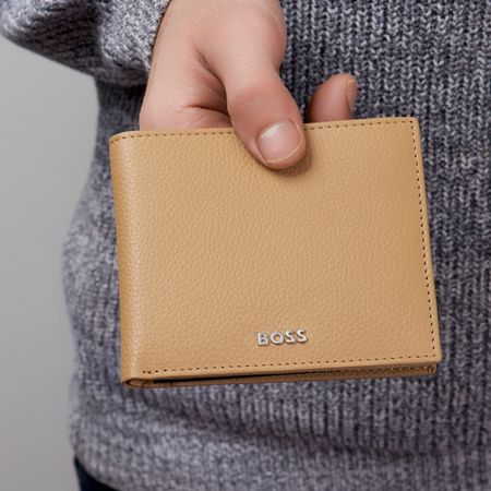 HLW416X-6 BOSS Wallet Classic Grained Camel