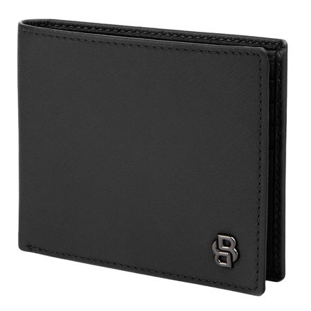 HLW526A-4 BOSS Wallet Double B Saffiano Black