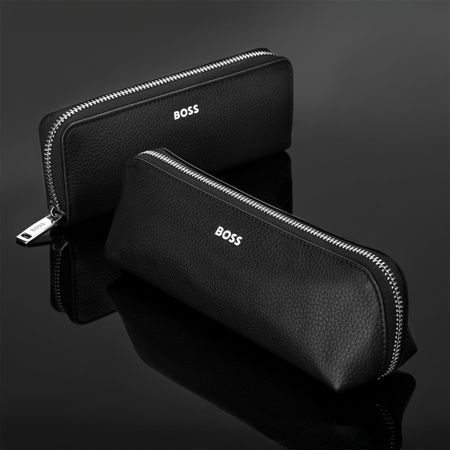 BOSS Big pen case Classic Grained Black