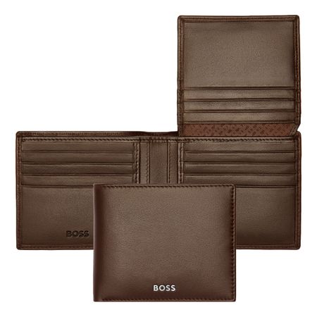 BOSS Wallet with flap Classic Smooth Brown