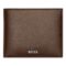 HLY403Y-2 BOSS Wallet with flap Classic Smooth Brown