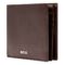 HLY403Y-5 BOSS Wallet with flap Classic Smooth Brown