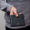 HLY416A-5 BOSS Wallet with flap Classic Grained Black