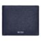 HLY416N-2 BOSS Wallet with flap Classic Grained Navy