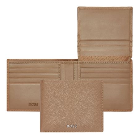 BOSS Wallet with flap Classic Grained Camel