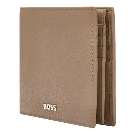 HLY416X-3 BOSS Wallet with flap Classic Grained Camel