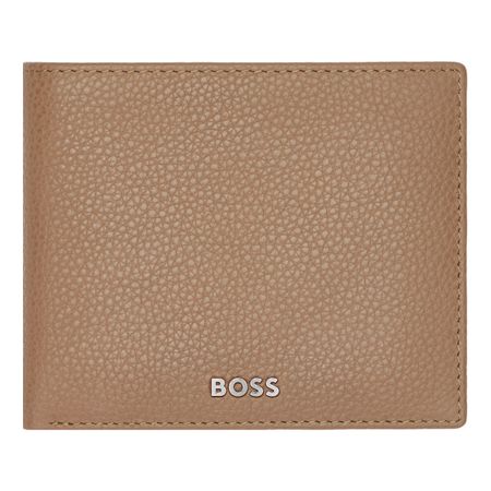 HLY416X-4 BOSS Wallet with flap Classic Grained Camel