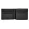HLY526A-3 BOSS Card wallet with flap Double B Saffiano Black