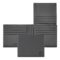 HLY526H-1 BOSS Card wallet with flap Double B Saffiano Grey