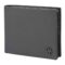 HLY526H-5 BOSS Card wallet with flap Double B Saffiano Grey