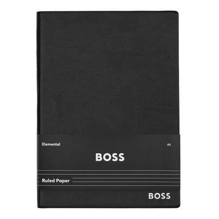 BOSS Notebook A5 Essential Black Lined