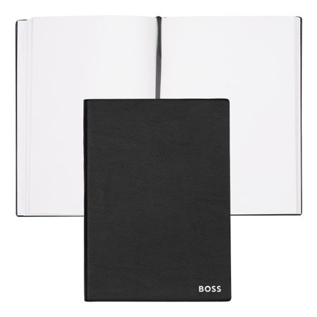 BOSS Notebook A5 Essential Black Plain
