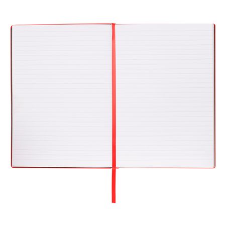 BOSS Notebook A5 Essential Red Lined