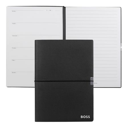 BOSS Notebook A5 Elegance Black Agenda