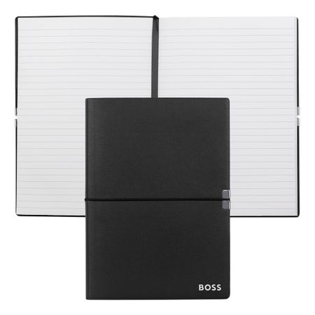 BOSS Notebook A5 Elegance Black Lined