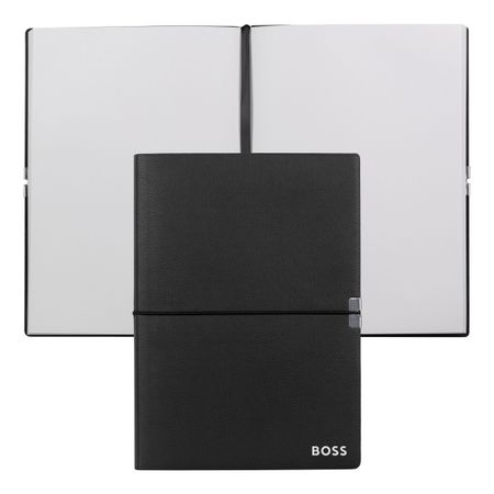 BOSS Notebook A5 Elegance Black Plain