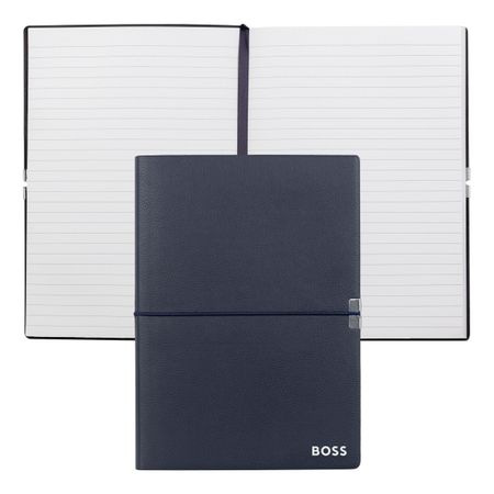 BOSS Notebook A5 Elegance Navy Lined