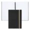 HNH321AP-1 BOSS Notebook A5 Iconic Black Plain
