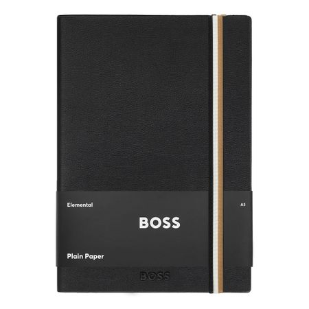 HNH321AP-5 BOSS Notebook A5 Iconic Black Plain