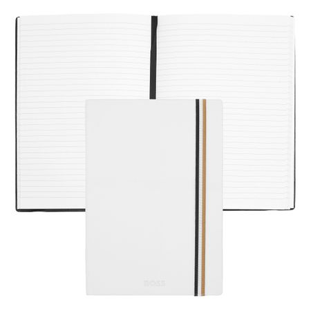 BOSS Notebook A5 Iconic White Lined