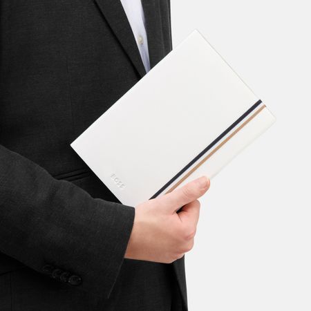 HNH321WL-6 BOSS Notebook A5 Iconic White Lined