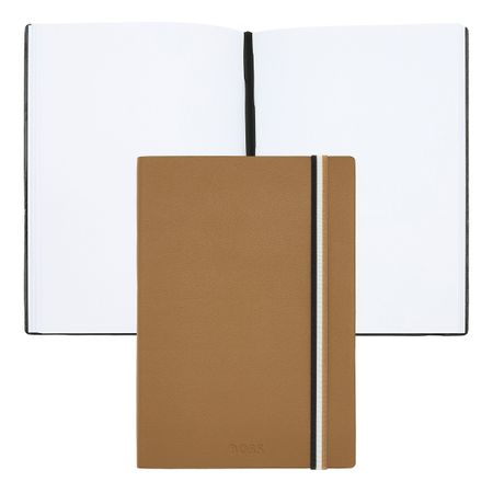 BOSS Notebook A5 Iconic Camel Plain