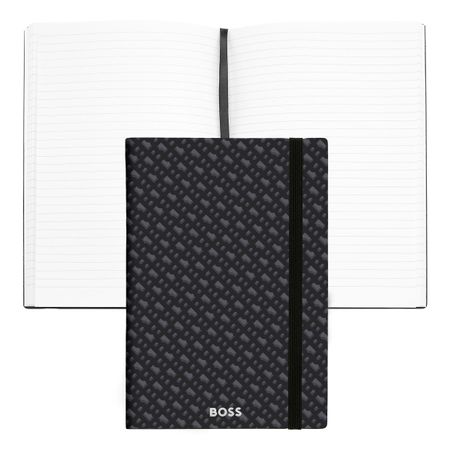 BOSS Notebook A5 Monogram Grey Lined