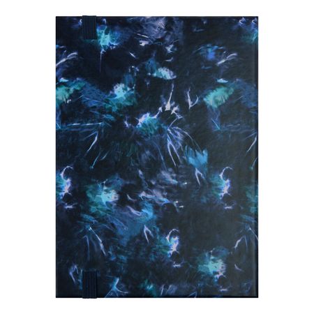 HNH418NL-7 BOSS Notebook A5 Tie-dye Flower Navy Lined