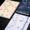 HNH418NL-8 BOSS Notebook A5 Tie-dye Flower Navy Lined